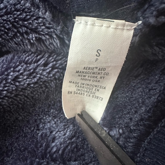Aerie Plush Chenille-Style Fleece Zip Hoodie Jacket – Women’s Small oversized - Picture 6 of 10